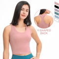 Essentials Racer Back Tops Оптовые Y -форму обратной формы женского спортивного спорт -жилет